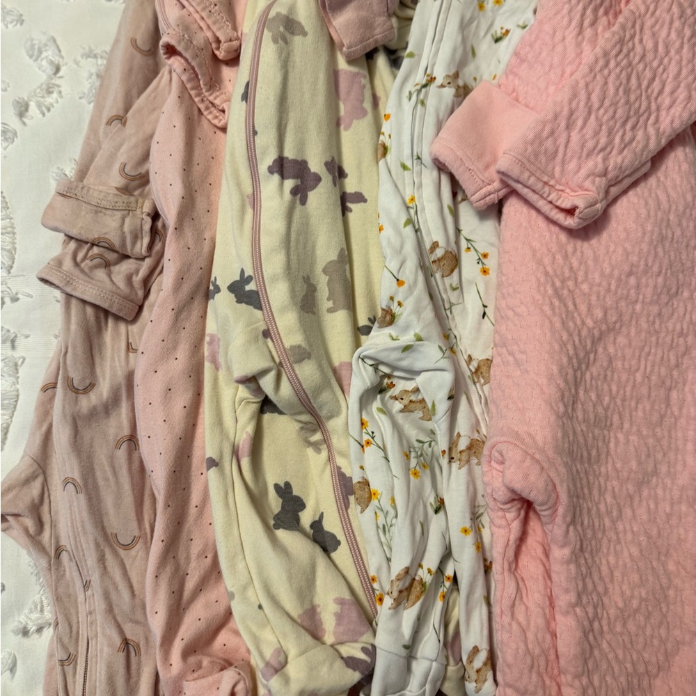 Girls 3-6mos sleeper bundle